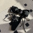 Solid Color Rose Tube Top Drawstring Strap Split Swimsuit Bikini Bella Mia