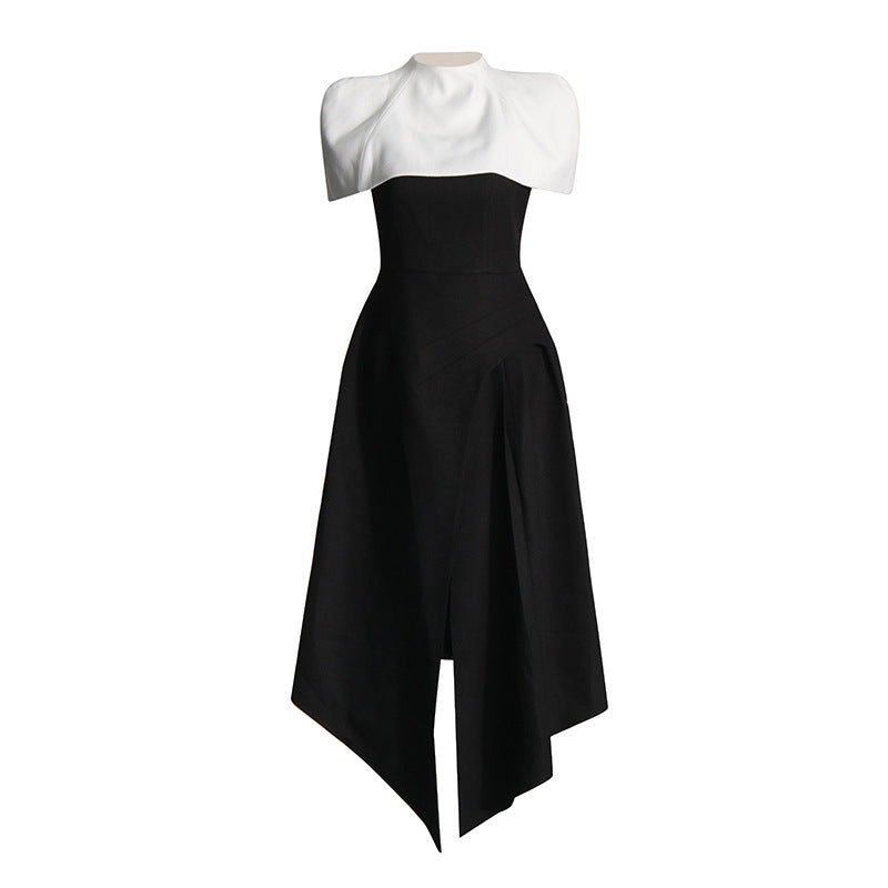Elegant Vietnam Special Interest Design Detachable Pullover Patchwork Cami Dress Women Summer Slit Dress Women Bella Mia
