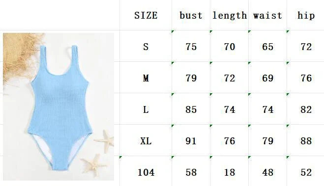 2024 European and American Export New Wrinkled Fabric Special Fabric Multi-Color Candy Color One-Piece Women's Swimsuit Conservative Swimsuit