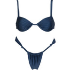 Summer Sexy Split Swimsuit Women Solid Color Nylon Bikini with Steel Bella Mia