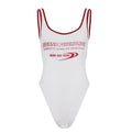 Street Letters Multicolor Printing Sling Body Shaping Corsets Sexy U Collar Backless Shaping Top Bella Mia