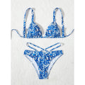 Printed Sexy Bikini Swimsuit Women Vacation Beach Spring Swimsuit Bikini