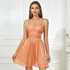 Dress Summer Suspenders Mercerized Petti dress High End Dinner Party Birthday Dress Bella Mia