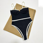 One Piece Swimsuit for Women Bikini Lady Sexy Stitching Swimwear Bikini Bella Mia