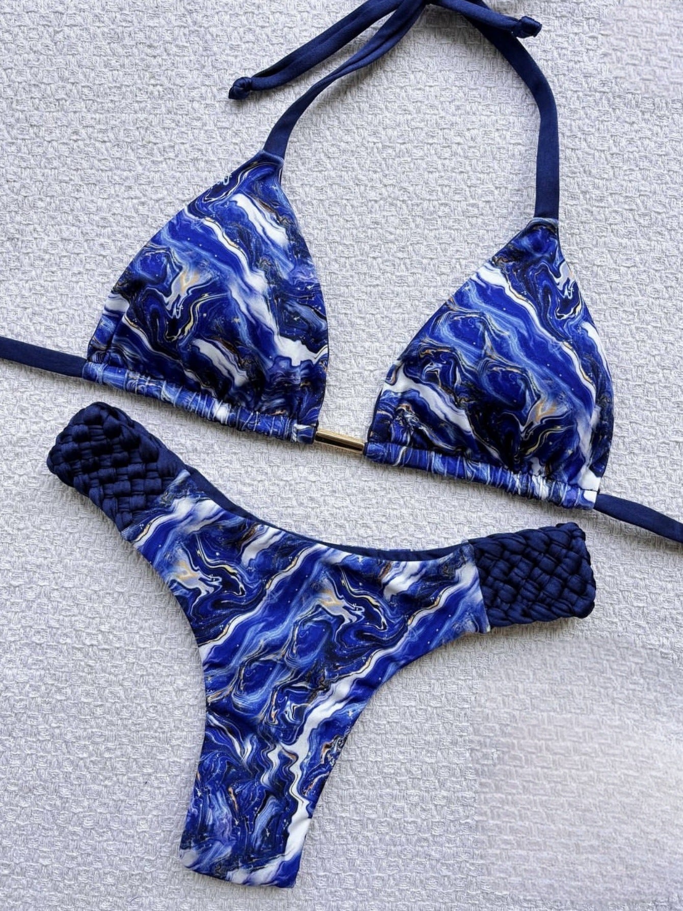 Braid Rope Print Bikini Swimsuit Beach Sexy Women Swimsuit Bella Mia