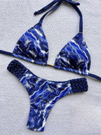 Braid Rope Print Bikini Swimsuit Beach Sexy Women Swimsuit Bella Mia