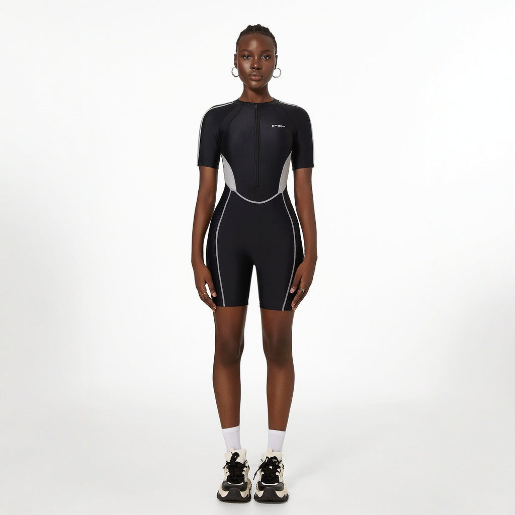 Shaping Sports One Piece Swimsuit Set Spring Diving Ladies Thickened Jumpsuit Bella Mia