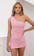 Sexy One Shoulder Short Dress High End Evening Dress Sheath Dress Bella Mia
