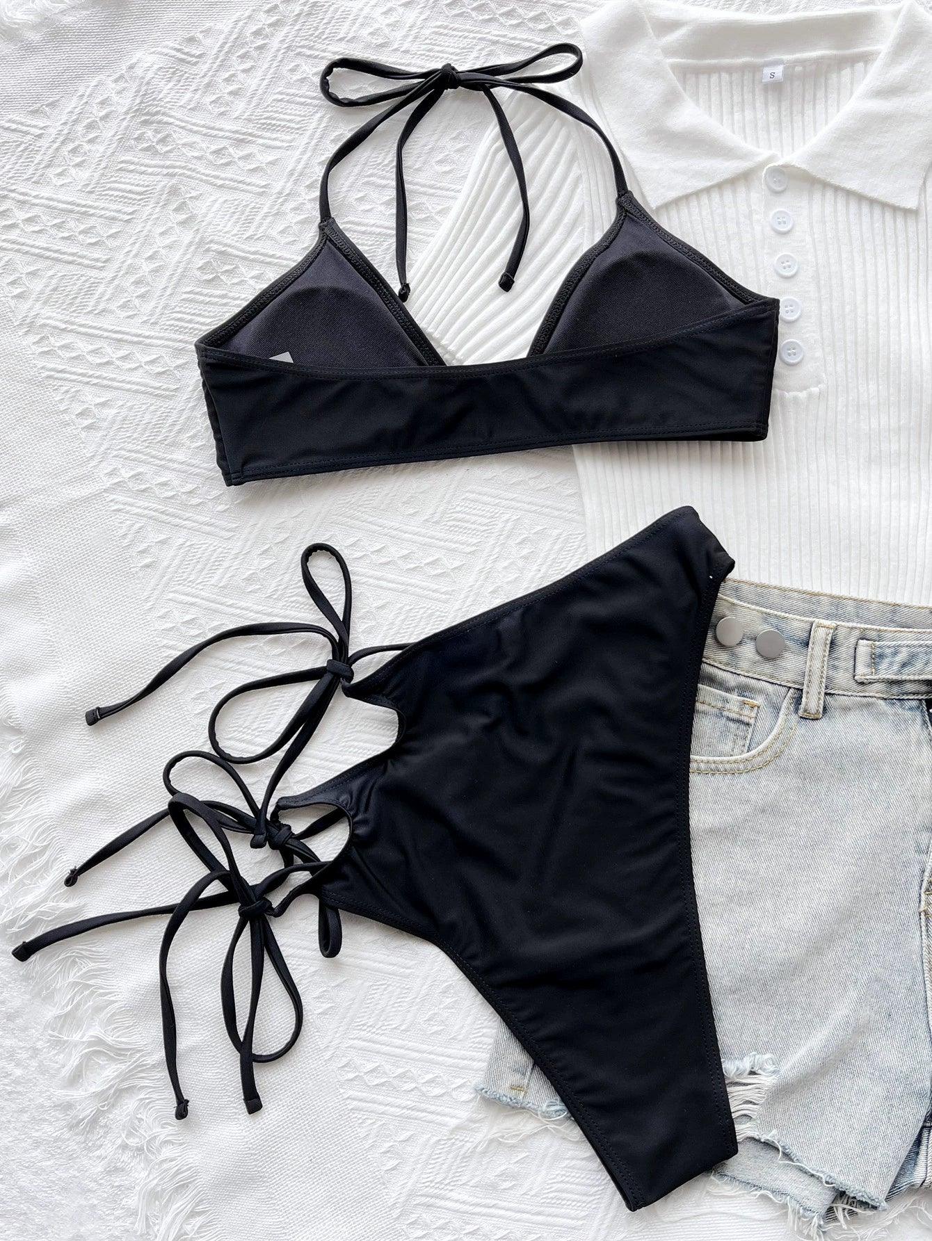 Trendy High Waist Sexy Bikini LUXLIFE BRANDS