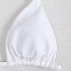Sexy Solid Color High Waist Split Bikini Women Summer Swimsuit Halter Triangle Cup Swimsuit Bella Mia