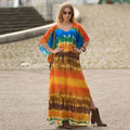 Rayon Positioning Printing Beach Cover up Loose Vacation Dress Beach Cover Up Colors Bella Mia