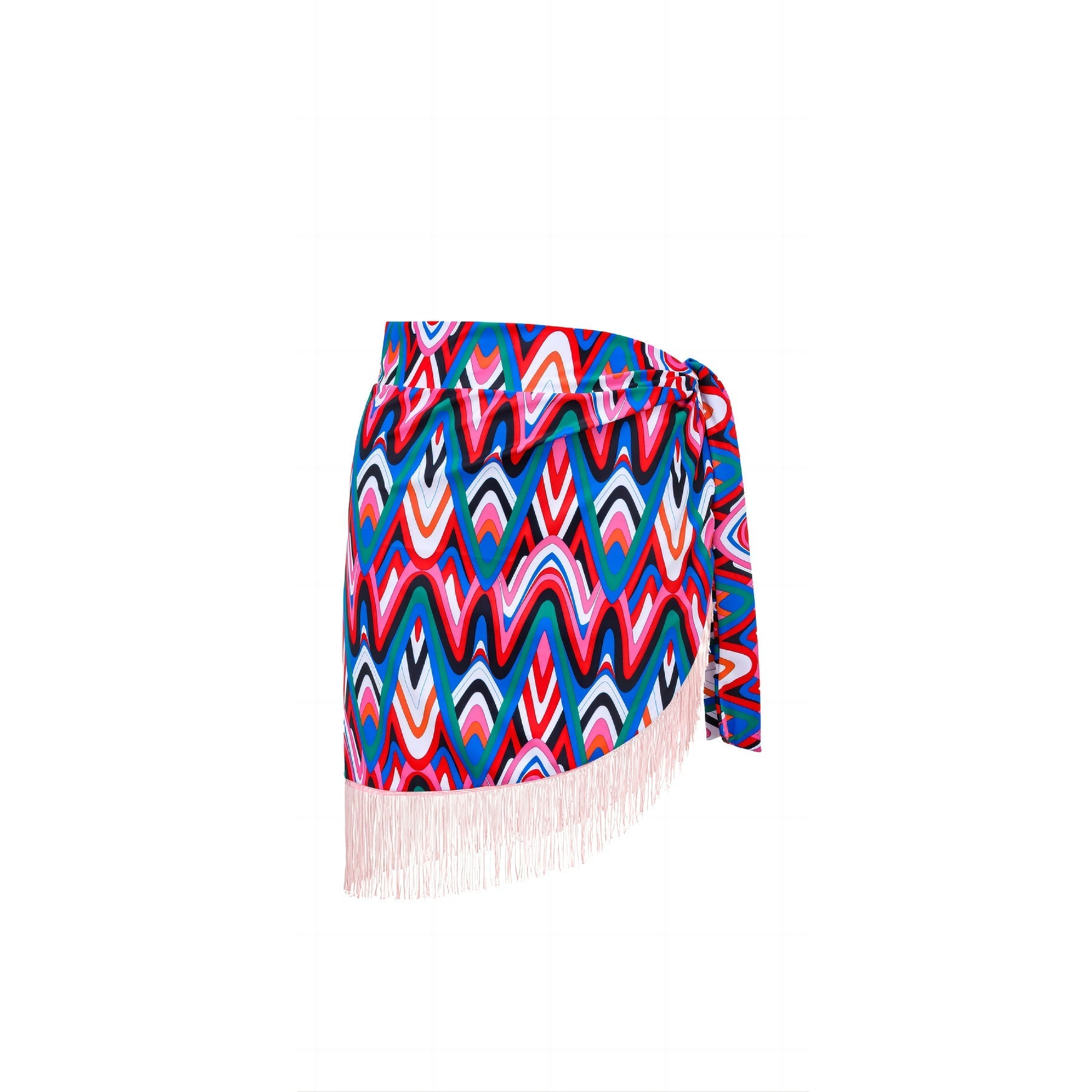 Spring Sexy Swimsuit Women Conservative Printed Swimsuit Wrap Skirt Set Bella Mia