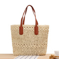Summer Hollow Out Cutout out Woven Bag Paper String Shoulder Straw Bag Casual Beach Women Bag Bella Mia