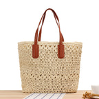 Summer Hollow Out Cutout out Woven Bag Paper String Shoulder Straw Bag Casual Beach Women Bag Bella Mia