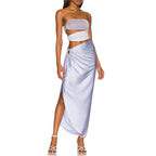 Pearl Shoulder Strap One Piece Swimsuit Women Vacation Beach Swimsuit Bella Mia