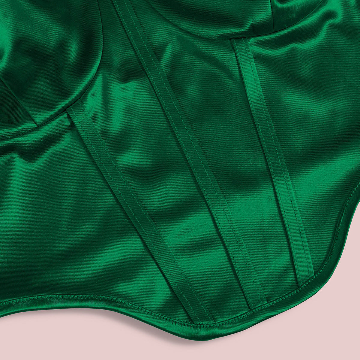 Sexy Slimming Waist Camisole Wrapped Chest Adjustable Spaghetti Strap Satin Short Top for Women Bandana Bella Mia