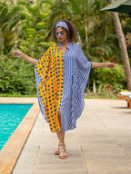 Rayon Printed Loose Long Cardigan Vacation Casual Beach Bikini Cover Bella Mia