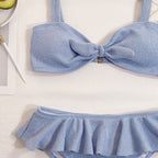 Single Swimsuit Ruffled Knitted Women Swimsuit Bikini Bella Mia