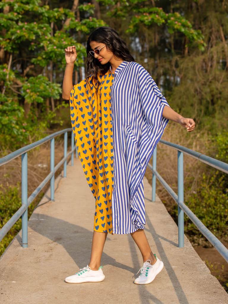 Rayon Printed Loose Long Cardigan Vacation Casual Beach Bikini Cover Bella Mia