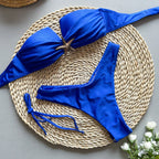Bikini Sexy Bikini Tube Top Stitching Split Women Swimsuit Swimsuit Women Bella Mia