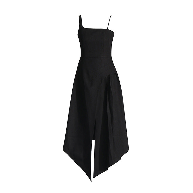 Elegant Vietnam Special Interest Design Detachable Pullover Patchwork Cami Dress Women Summer Slit Dress Women Bella Mia