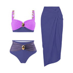 Bikini Three Piece Sets How Many Sexy Swimsuit Women Split Solid Color Swimsuit Bella Mia