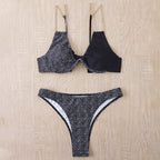 Metal Chain Bikini Women Swimsuit Split Two Piece Set Swimsuit Sexy Bikini Bella Mia