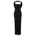 Spring Women Clothing Sexy Solid Color Backless Slim Fit Halter Tube Top Dress Bella Mia