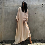 Rayon Solid Color Blouse Seaside Vacation Dress Loose Overclothes Bikini Swimsuit Robe Outer Wear Women Bella Mia