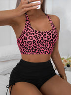 Swimsuit Women Leopard Print Split Two Piece Set Printed Bikini Swimsuit Bella Mia