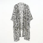 Black White Tree Print Sun Protection Seaside Vacation Quick-Drying Sun Protection Clothing Women Blouse Bella Mia