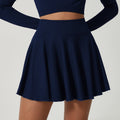 Ice High Waist Yoga Skirts Exercise Skort Tennis Skirt Exercise Workout Quick Drying Sun Protection Skirt Bella Mia