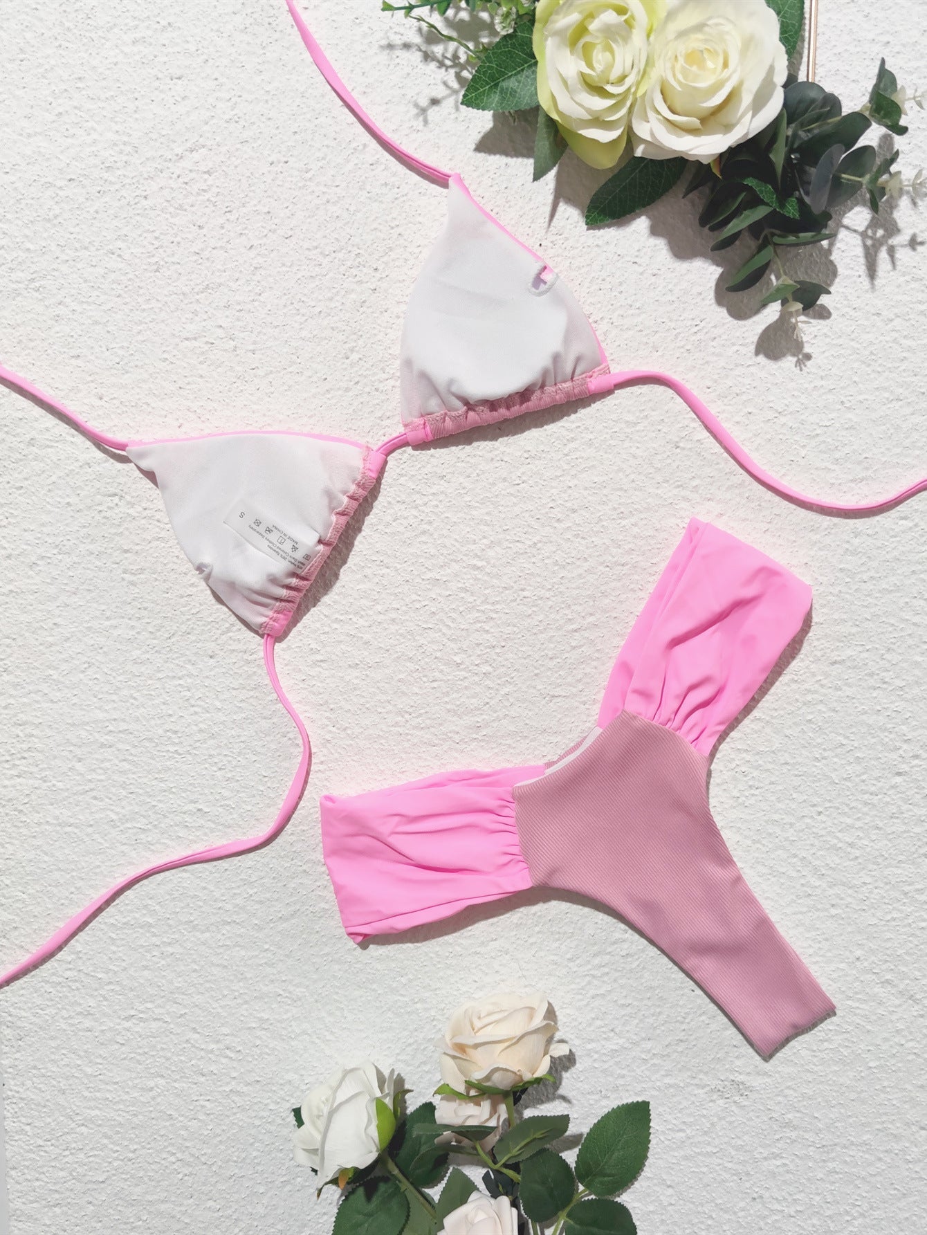 Bikini Stitching Swimsuit Split Swimsuit Women Tied Swimsuit Sexy Bikini Bella Mia