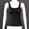 Women Summer Solid Color Coated Shoulder Strap Sexy U Collar Cropped Exposed Vest for Women Bella Mia