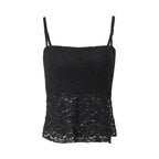 Women Clothing Summer Sexy Slim Lace Backless Solid Color Camisole Bella Mia