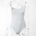 Summer Women Clothing Diamond Chain Slim Top Sexy Low-Cut Sling Bodysuit Bella Mia