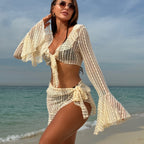 Sexy Lace Mesh Four Piece Swimsuit Bikini Bella Mia