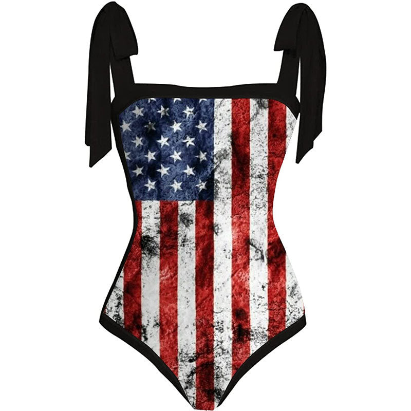 Women One Piece Swimsuit Women Skinny Slimming Retro Tied Swimsuit Set Chiffon Dress Bella Mia