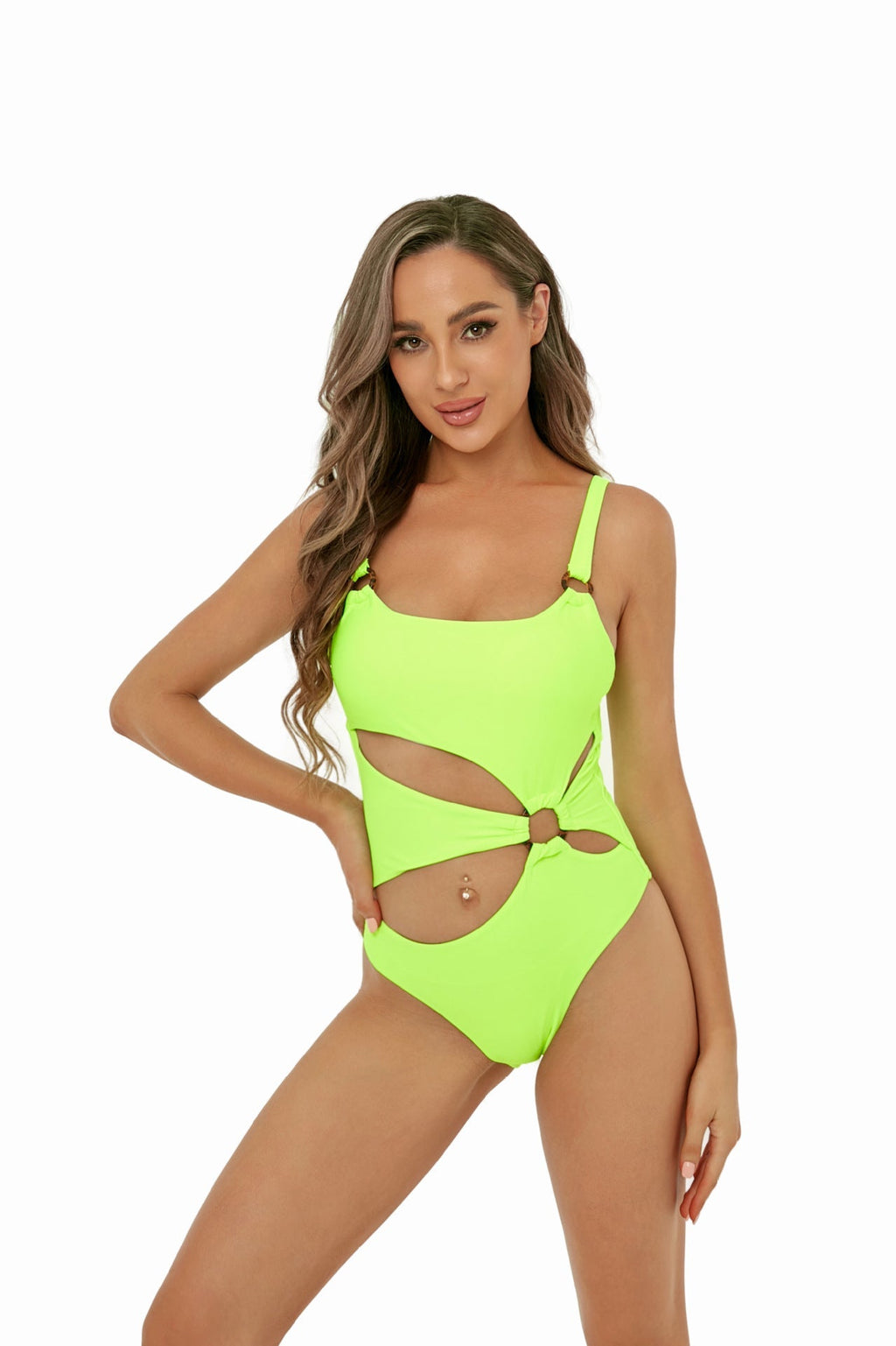 Women Sling Halter Bikini Swimsuit One Piece Sexy Triangle One Piece Swimsuit Bella Mia