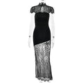 Arrival Lace Cappa Tube Top Dress Sexy Slim Fit Backless Split Dress Women Bella Mia