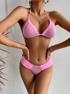 Bikini Stitching Swimsuit Split Swimsuit Women Tied Swimsuit Sexy Bikini Bella Mia