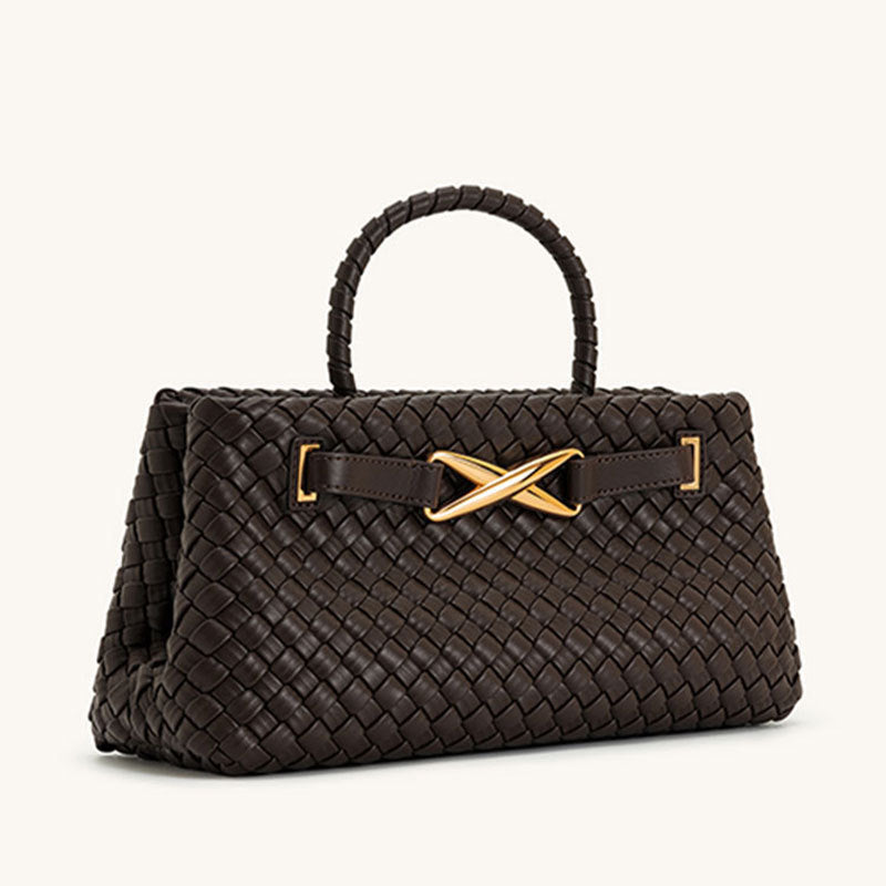 Woven Bag High Grade Handmade Women Woven Bag Casual Large Capacity Bag High Quality Handbag Bella Mia