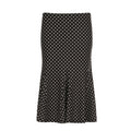 Summer French Mid Length Printed Polka Dot Skirt Retro Hip Wrapped Fishtail Skirt
