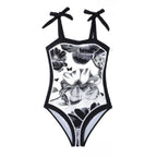 Two Piece Set Swimsuit Multi Color Printed Mesh Maxi Dress Conservative Women Swimsuit Bella Mia