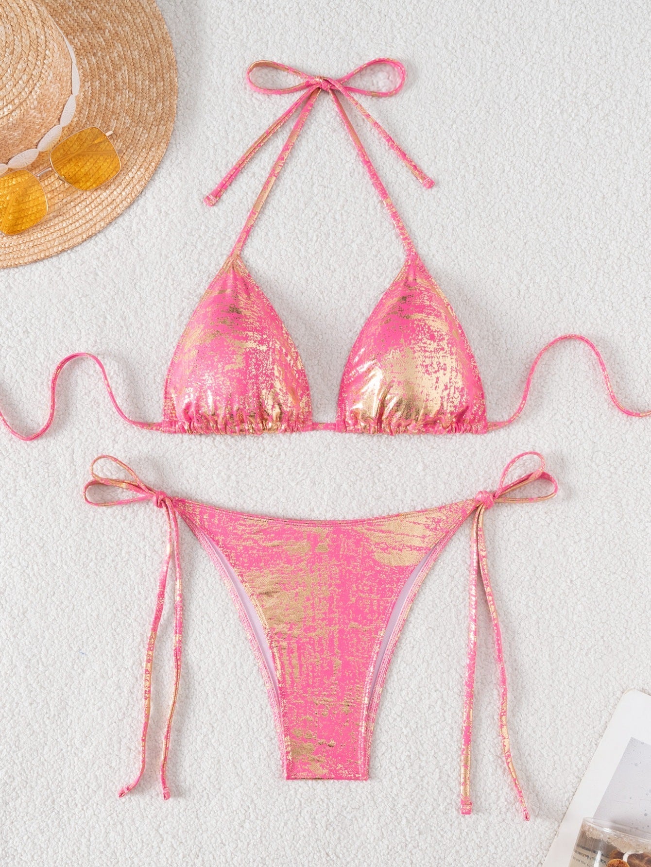 Triangle Bag Lace up Sexy Bikini Swimsuit Bella Mia