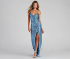 Sequin Sling Dress Summer Host Cocktail Sexy Prom Evening Dress Bella Mia