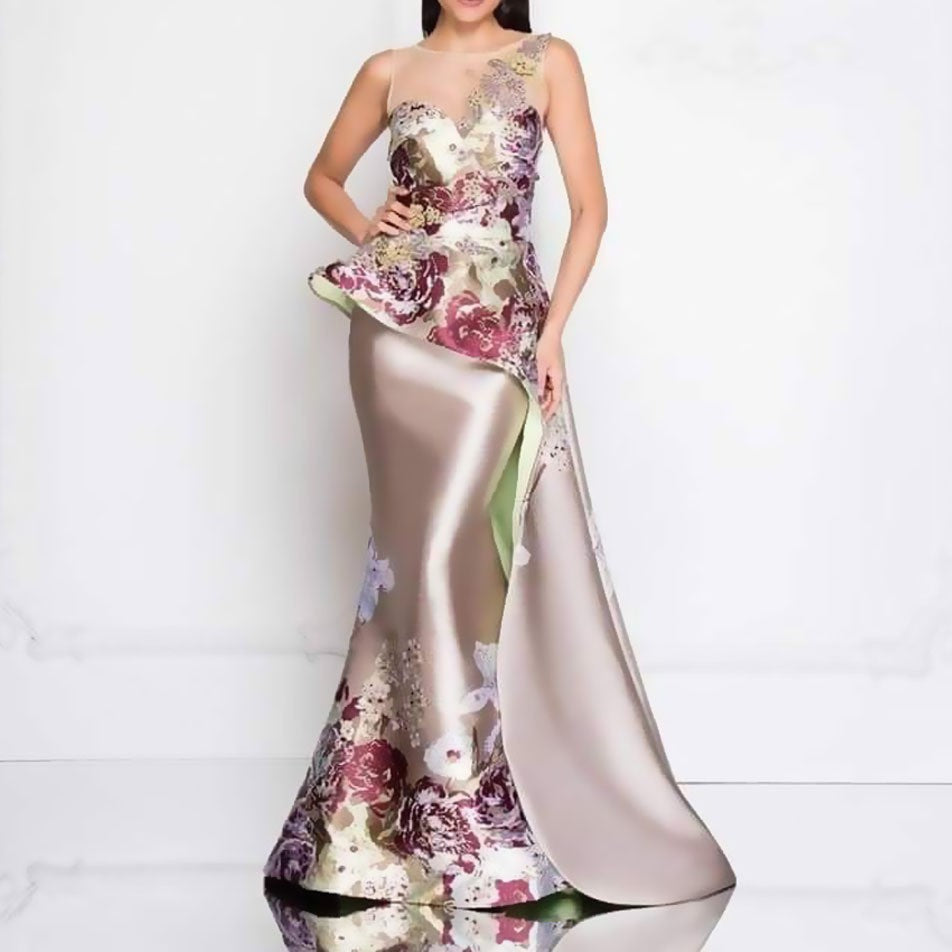 Dress Women Clothing Cocktail Women Elegant Annual Meeting Dress Embroidered Dress Bella Mia