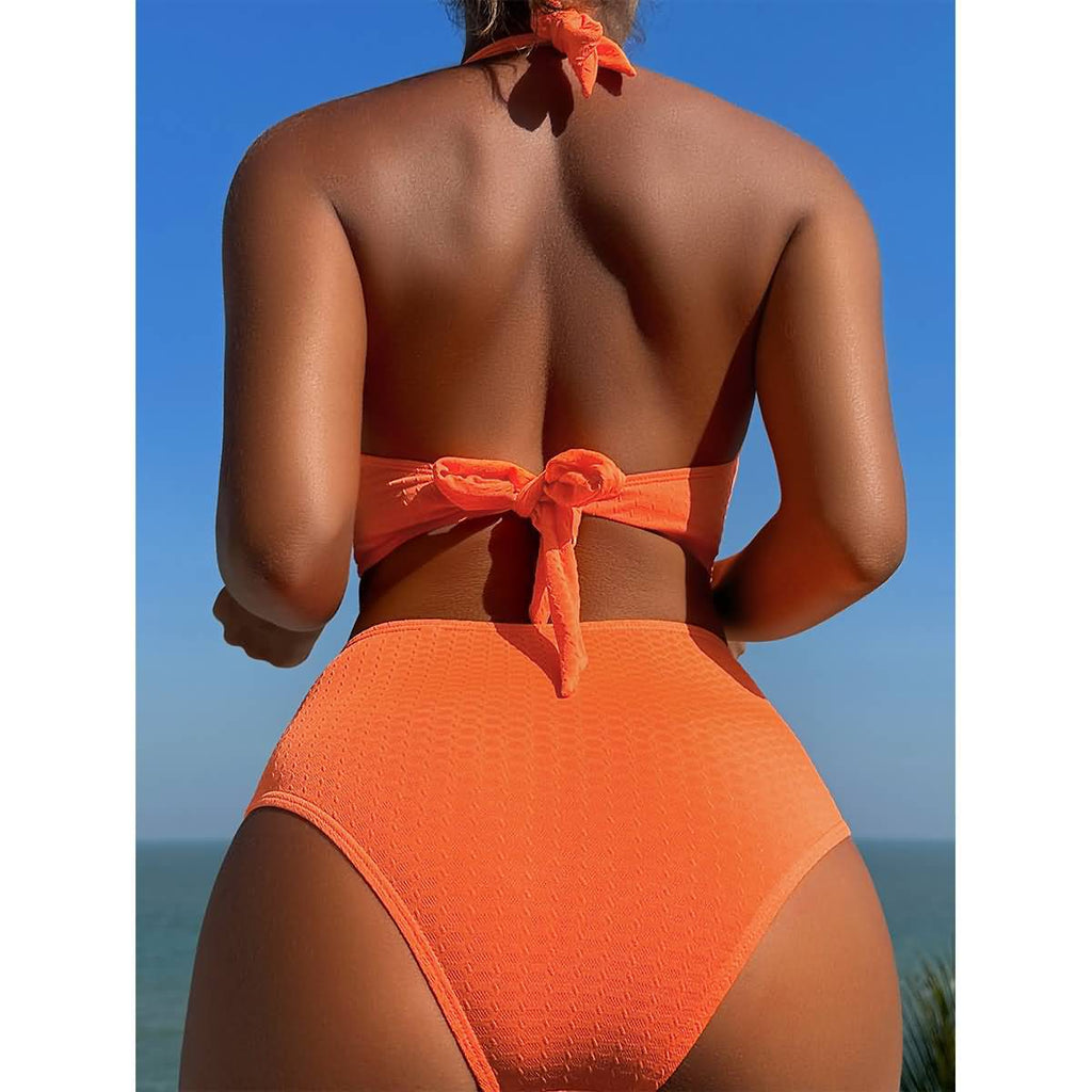 Sexy Bikini Ladies Split Backless Swimsuit Ribbon Swimsuit Bella Mia