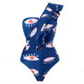 One Piece Swimsuit Women Skinny Slimming Retro Tied Swimsuit Suit Chiffon Dress Bella Mia