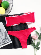 Sexy Patchwork Chest-Wrapped Bikini Swimsuit Bella Mia